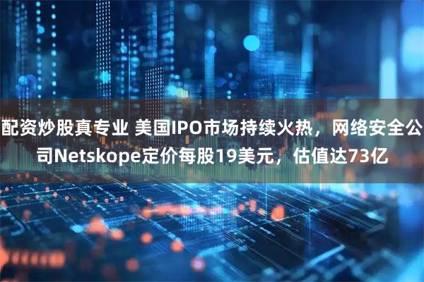 配资炒股真专业 美国IPO市场持续火热，网络安全公司Netskope定价每股19美元，估值达73亿